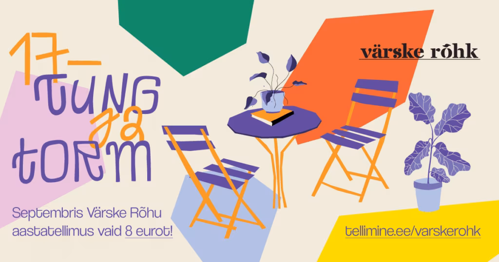 Septembris Värske Rõhu aastatellimus vaid 8 eurot!