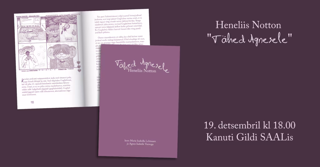 V&auml;rske Raamat nr 37, Heneliis Notton, &ldquo;T&auml;hed Agnesele&rdquo;